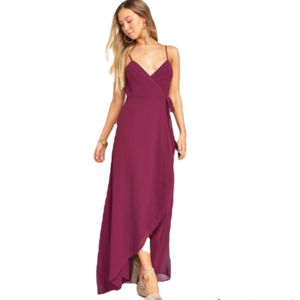 NWT SHOW ME YOUR MUMU Mariah Wrap Maxi Dress